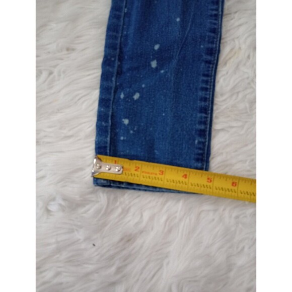 CAFE Denim Premium womens skinny jeans size 3/4 stretch low rise med wash - Picture 7 of 13